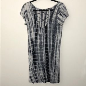 Blue tie dye Pacsun dress